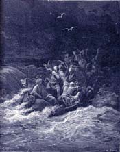 Christ Stilling the Tempest Bible Story Picture