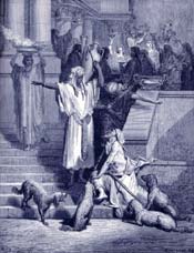 Lazarus and the Rich Man Bible Story Picture