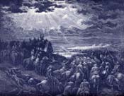 The War Against Gibeon Bible Story Picture