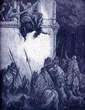 Death of Jezebel Bible Story Picture