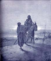 The Flight into Egypt Bible Story Picture