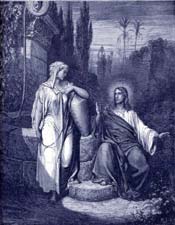 Jesus and the Woman of Samaria Bible Story Picture
