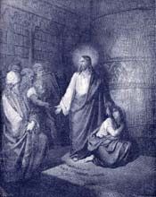 Jesus and the Woman Taken in Adultery Bible Story Picture