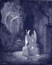 The Angel at the Sepulcher Bible Story Picture