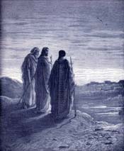 The Journey to Emmaus Bible Story Picture